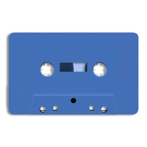 Cassette Tape - Blue