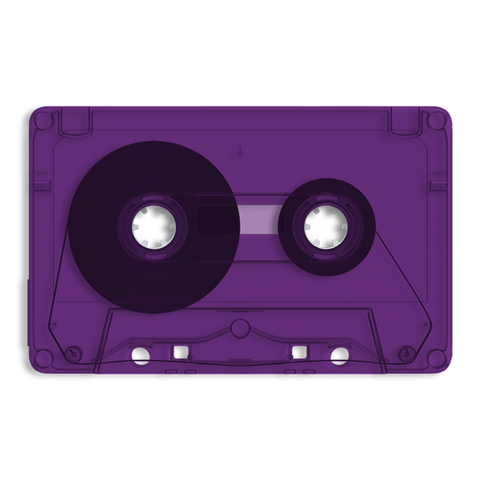 Cassette Tape - Transparent Purple