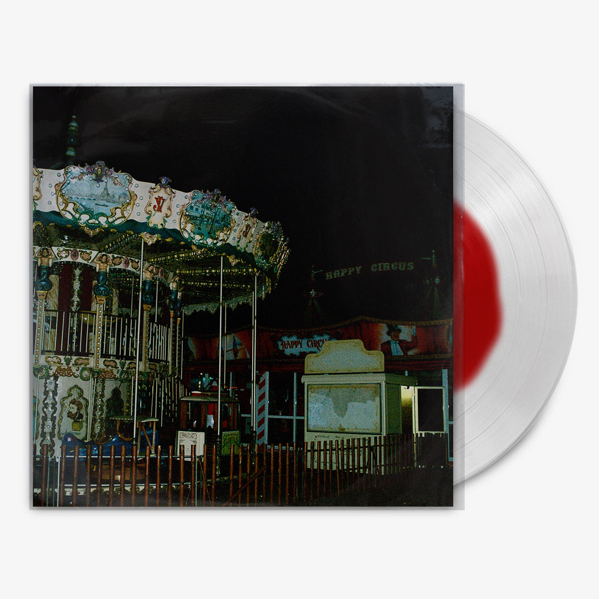 trauma ray 'Carnival' 12" EP Red in Transparent Clear vinyl