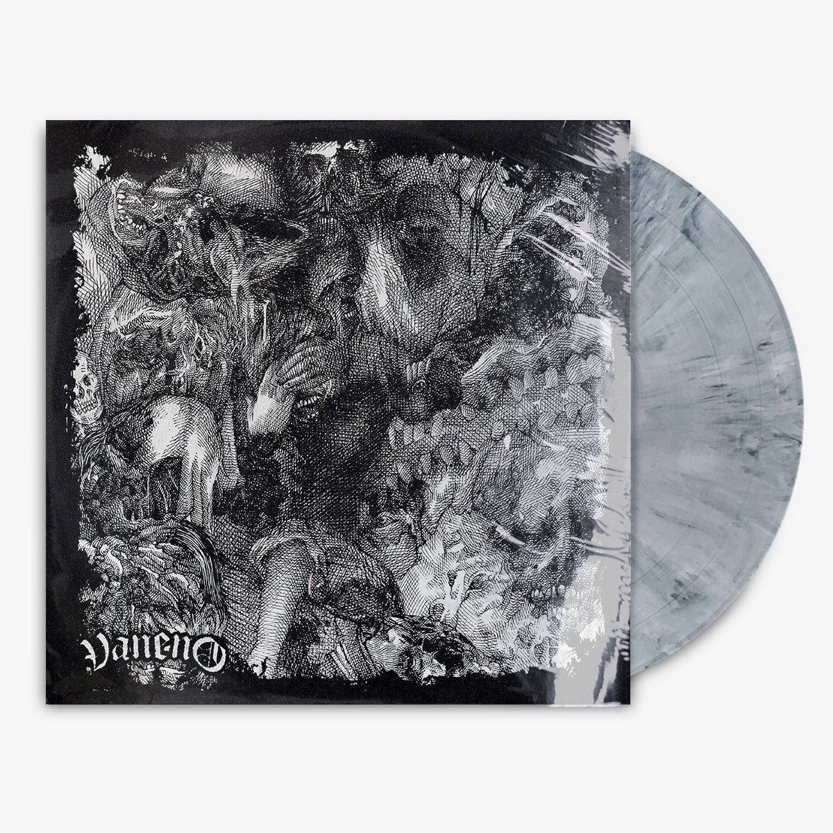 VANENO 'Chaos, Hostility, Murder' 12" LP Grey / Black Marble vinyl