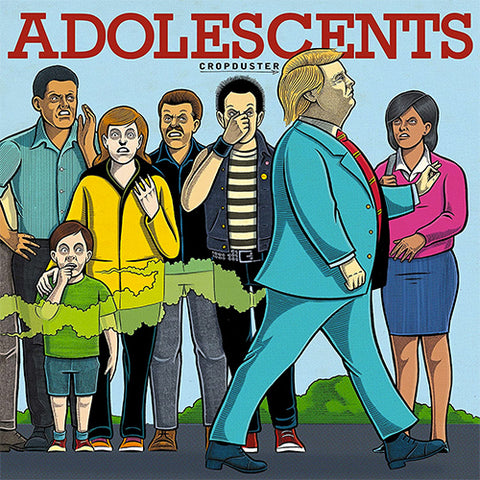 ADOLESCENTS 'Cropduster' LP Cover