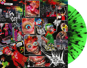 AMNESIA SCANNER 'Tearless' 12" LP Green w/ Black Splatter vinyl