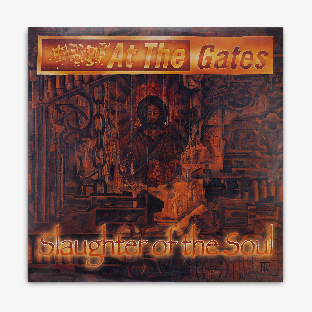At The Gates 'Slaughter of the Soul' LP cover