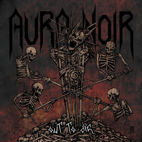 AURA NOIR 'Out To Die' LP Cover