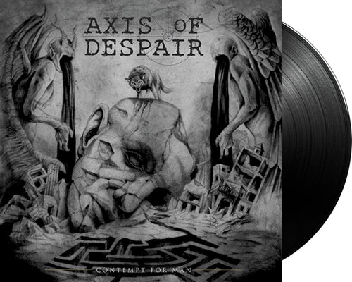 AXIS OF DESPAIR 'Contempt For Man' 12" LP Black vinyl