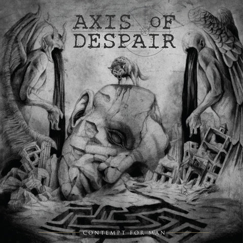 AXIS OF DESPAIR 'Contempt For Man' LP Cover