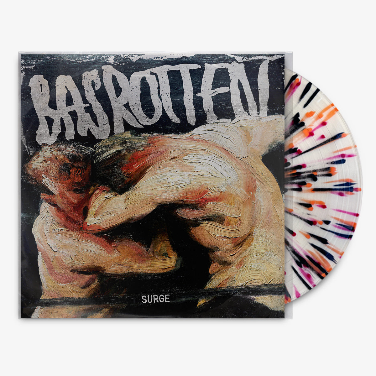 Bas Rotten 'Surge' 12" LP Clear Multicolored Splatter vinyl