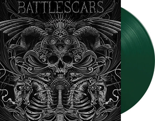 BATTLESCARS 'Cursed' 12" LP Dark Green vinyl