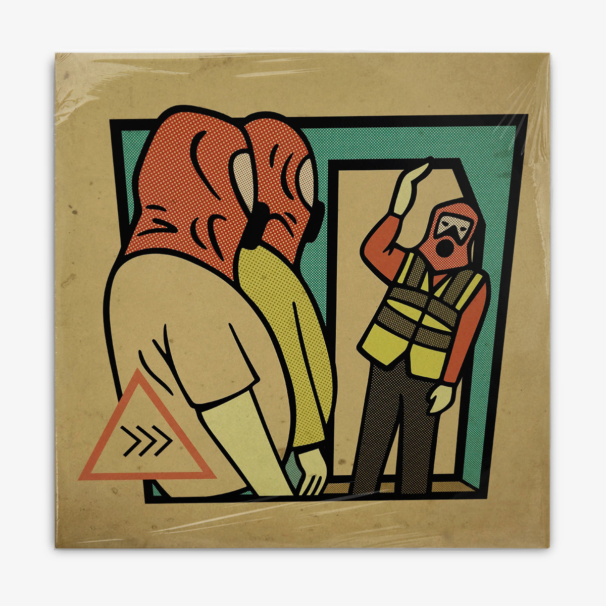 Beak> '>>>' LP cover