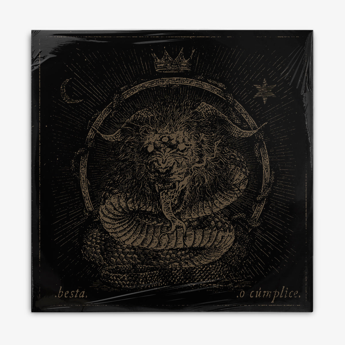 Besta / O Cúmplice 'Split' LP cover