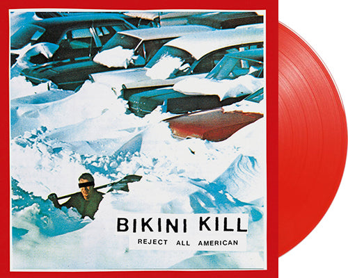 BIKINI KILL 'Reject All American' 12" LP Red vinyl