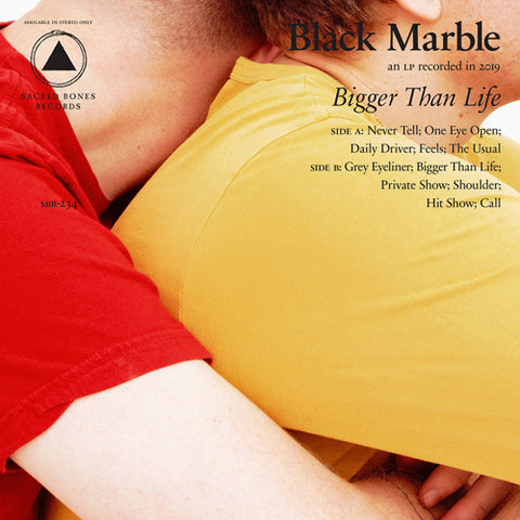 BLACK MARBLE 'Bigger Than Life' LP Cover