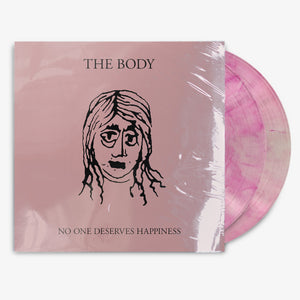 The Body 'No One Deserves Happiness' 2x12" LP Clear / Pink vinyl