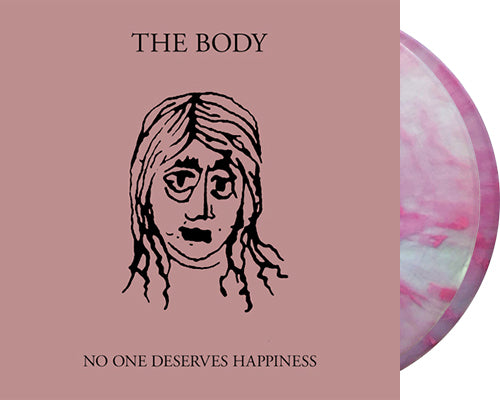 BODY, THE 'No One Deserves Happiness' 2x12" LP Clear / Pink vinyl
