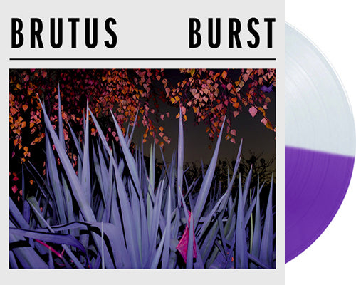 BRUTUS 'Burst' 12" LP Half Lilac / Half Crystal Clear vinyl