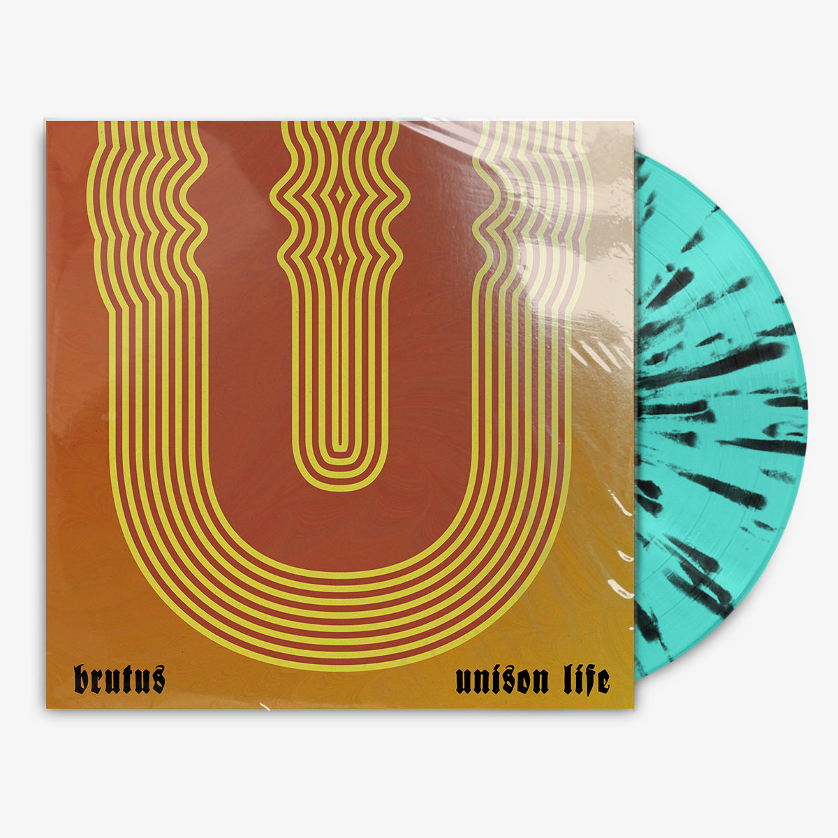Brutus 'Unison Life' 12" LP Turquoise w/ Black Splatter vinyl
