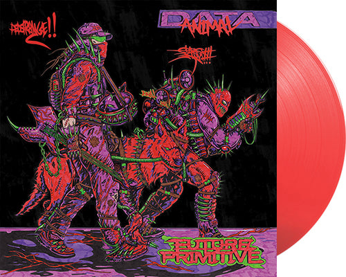 DATA ANIMAL 'Future Primitive' 12" LP Red Transparent vinyl
