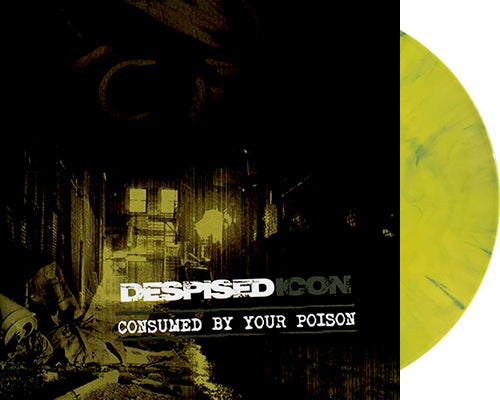 DESPISED ICON 'Consumed By Your Poison' 12" LP Yellow Transparent Blue Marbled vinyl + CD