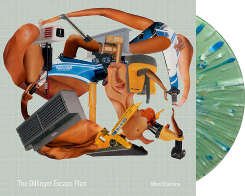 DILLINGER ESCAPE PLAN, THE 'Miss Machine' 12" LP Green Coke Bottle w/ Splatter vinyl