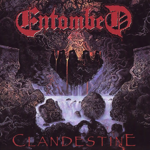 ENTOMBED 'Clandestine' LP Cover
