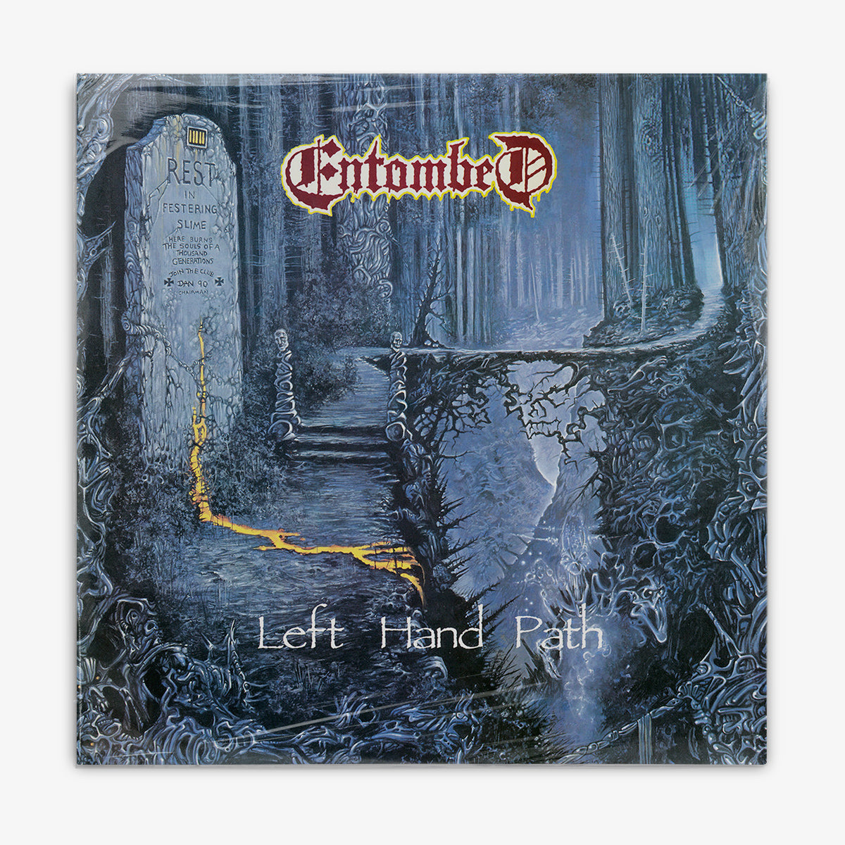 Entombed 'Left Hand Path' LP cover