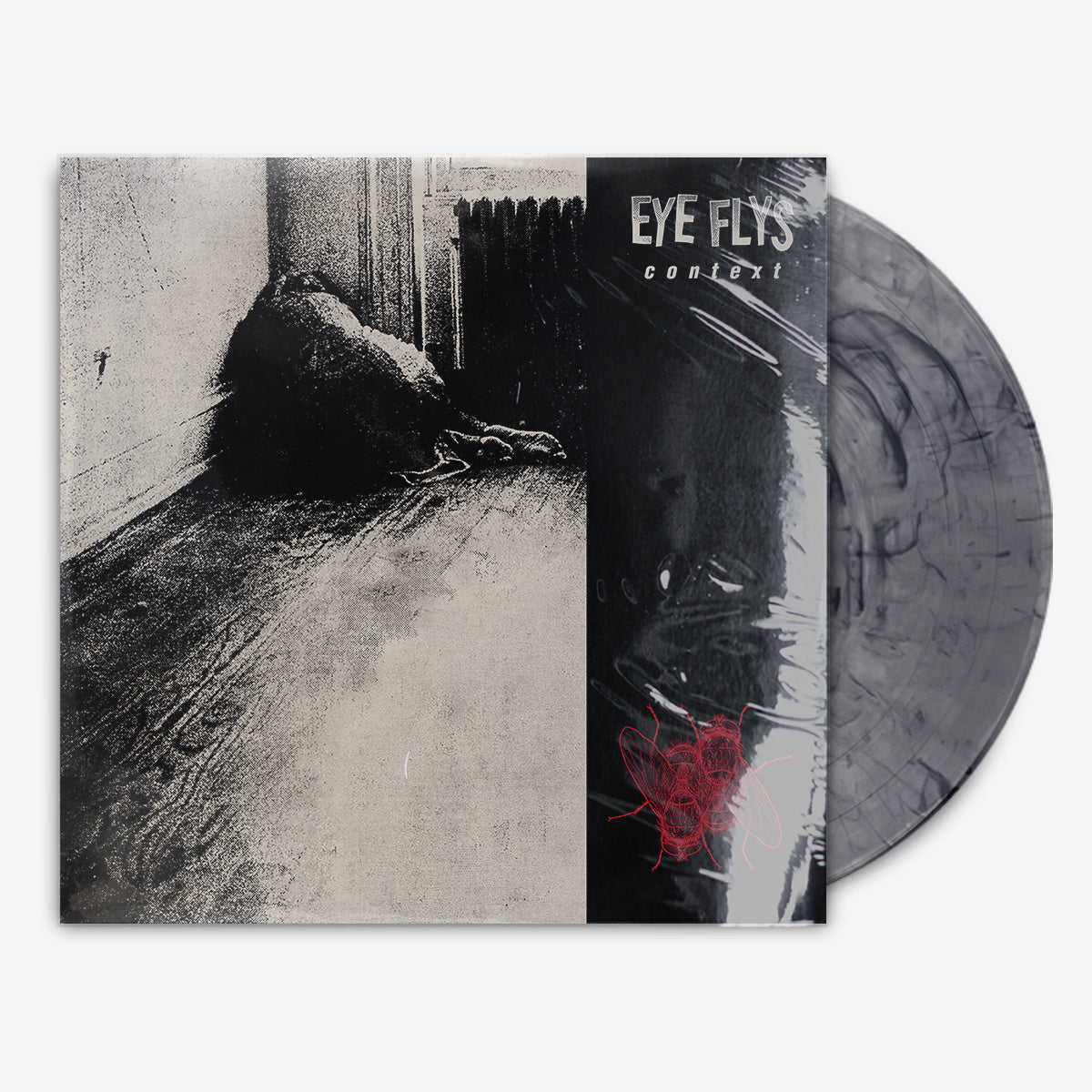 Eye Flys 'Context' 12" EP Clear w/ Black Smoke vinyl