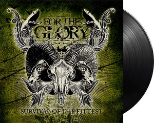 FOR THE GLORY 'Survival Of The Fittest' 12" LP Black vinyl