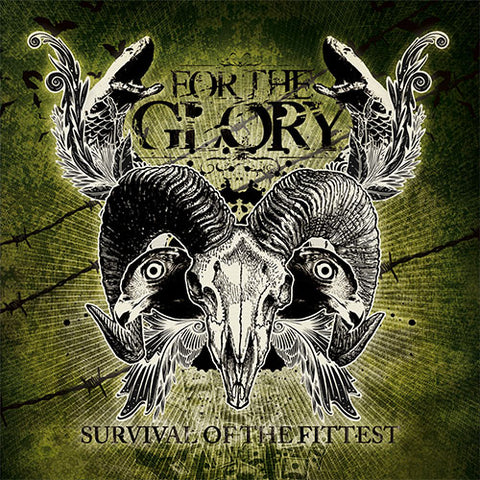 FOR THE GLORY 'Survival Of The Fittest' LP Cover