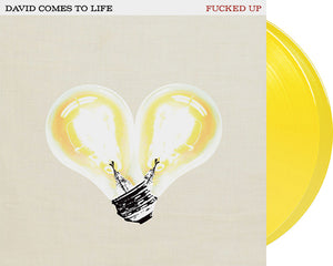 FUCKED UP 'David Comes To Life' 2x12" LP Yellow Light Bulb vinyl