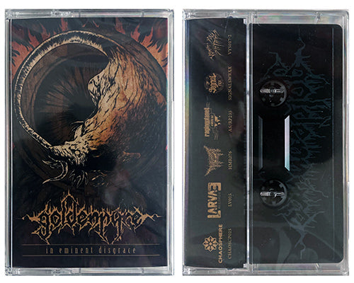 GOLDENPYRE 'In Eminent Disgrace' Cassette Tape Album Black