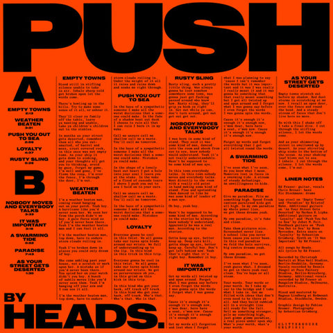 HEADS. 'Push' LP Cover