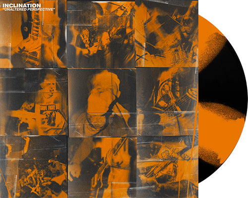 INCLINATION 'Unaltered Perspective' 12" LP Black & Orange Crush Pinwheel vinyl