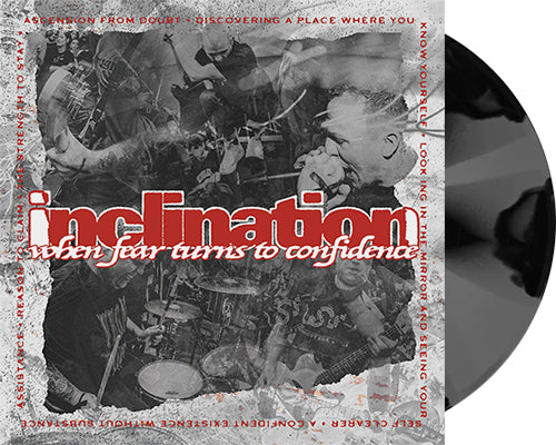 INCLINATION 'When Fear Turns To Confidence' 12" EP Black & Silver Pinwheel vinyl