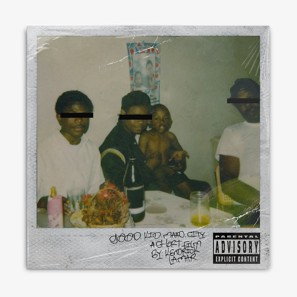 Kendrick Lamar 'good kid, m.A.A.d city' LP cover