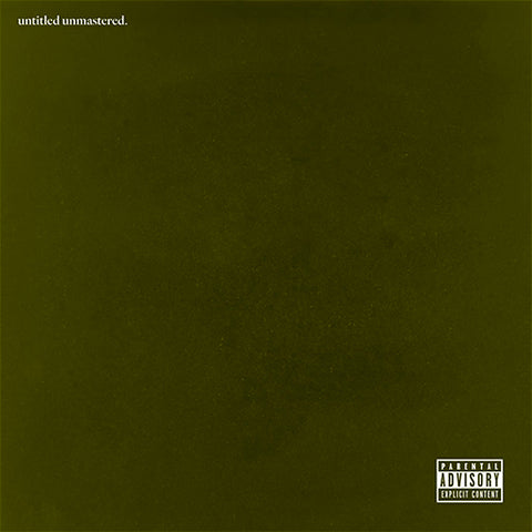 KENDRICK LAMAR 'Untitled Unmastered.' LP Cover