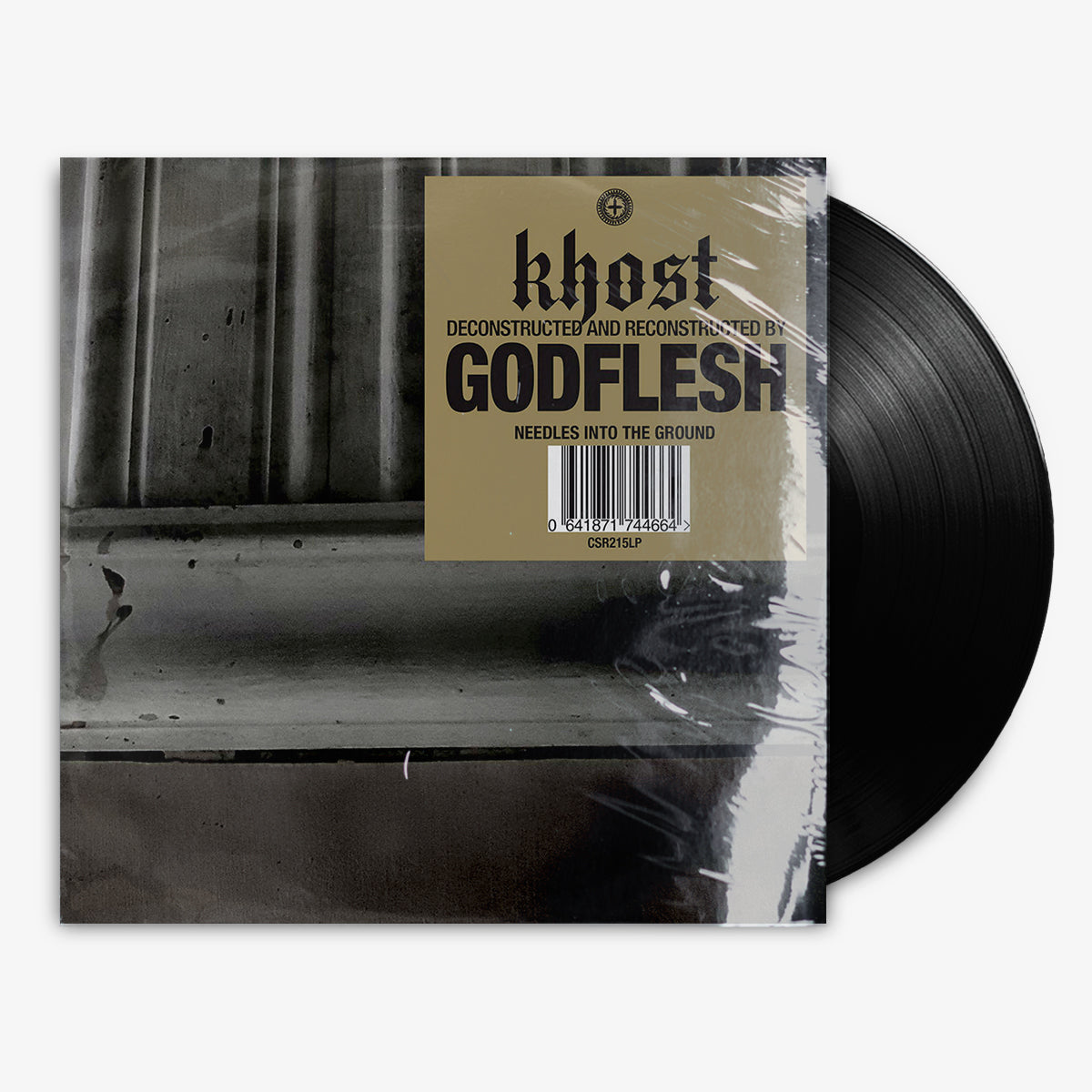 khost [deconstructed and reconstructed by] Godflesh 'Needles Into The Ground' 12" LP Black vinyl