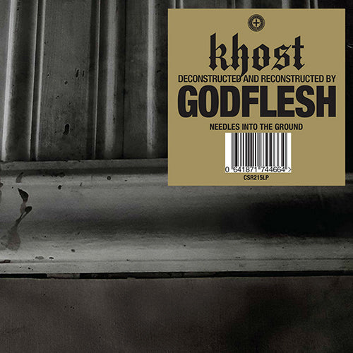 KHOST / GODFLESH 'Needles Into The Ground' LP Cover