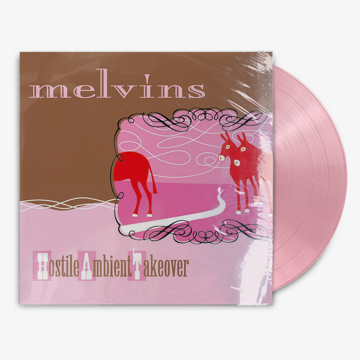 Melvins 'Hostile Ambient Takeover' 12" LP Baby Pink vinyl