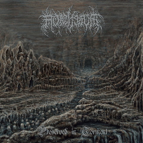MORTIFERUM 'Preserved In Torment' LP Cover