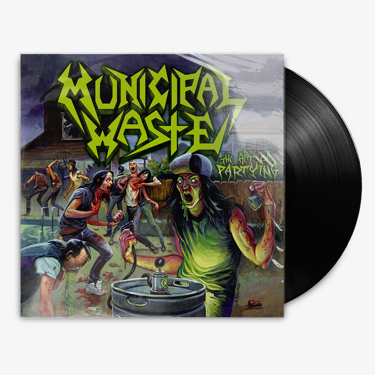 Municipal Waste 'The Art of Partying' 12" LP Black vinyl
