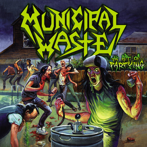 MUNICIPAL WASTE 'The Art Of Partying' LP Cover