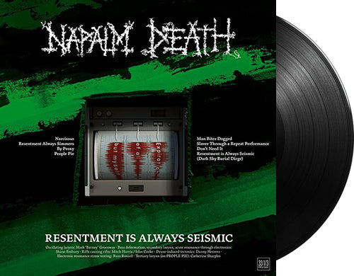 NAPALM DEATH 'Resentment Is Always Seismic – A Final Throw Of Throes' 12" LP Black vinyl