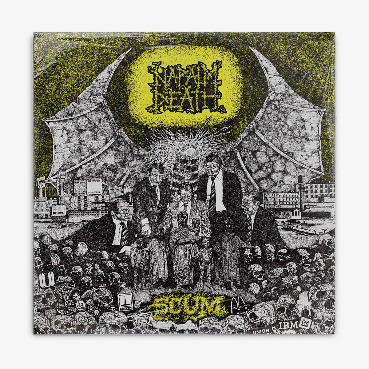 Napalm Death 'Scum' LP cover