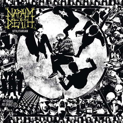 NAPALM DEATH 'Utilitarian' LP Cover
