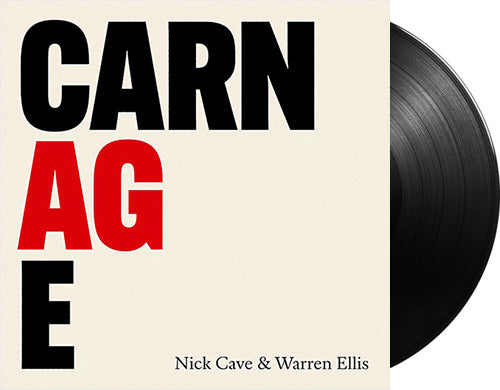 NICK CAVE & WARREN ELLIS 'Carnage' 12" LP Black vinyl