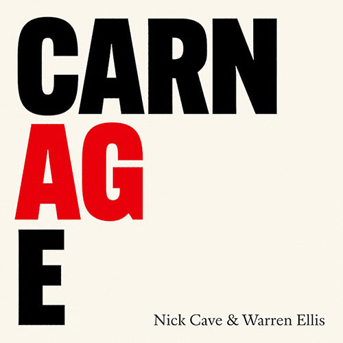 NICK CAVE & WARREN ELLIS 'Carnage' LP Cover