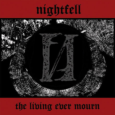 NIGHTFELL 'The Living Ever Mourn' LP Cover