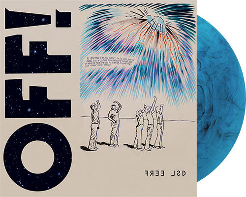 OFF! 'Free LSD' 12" LP Blue Electric Translucent vinyl