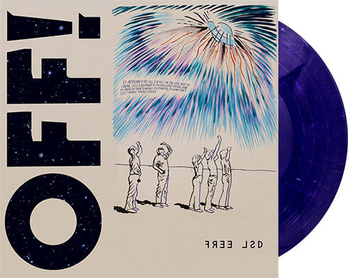 OFF! 'Free LSD' 12" LP Deep Purple vinyl