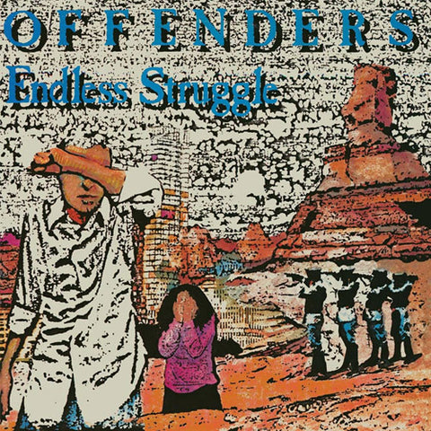 OFFENDERS 'Endless Struggle/We Must Rebel/I Hate Myself' LP Cover